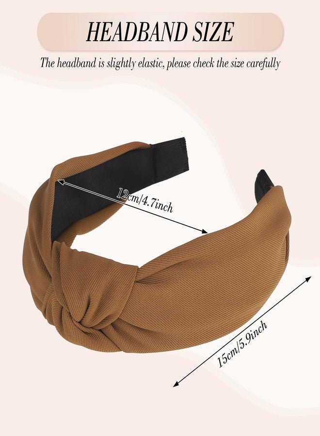 obeoby Headbands for Women, 8Pcs Leopard Knotted Headbands Fashion Hairbands Stocking Stuffers for Women and Girls - Image 2